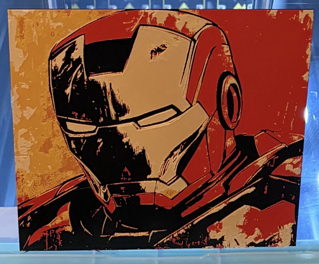 Iron Man HueForge multi-color print